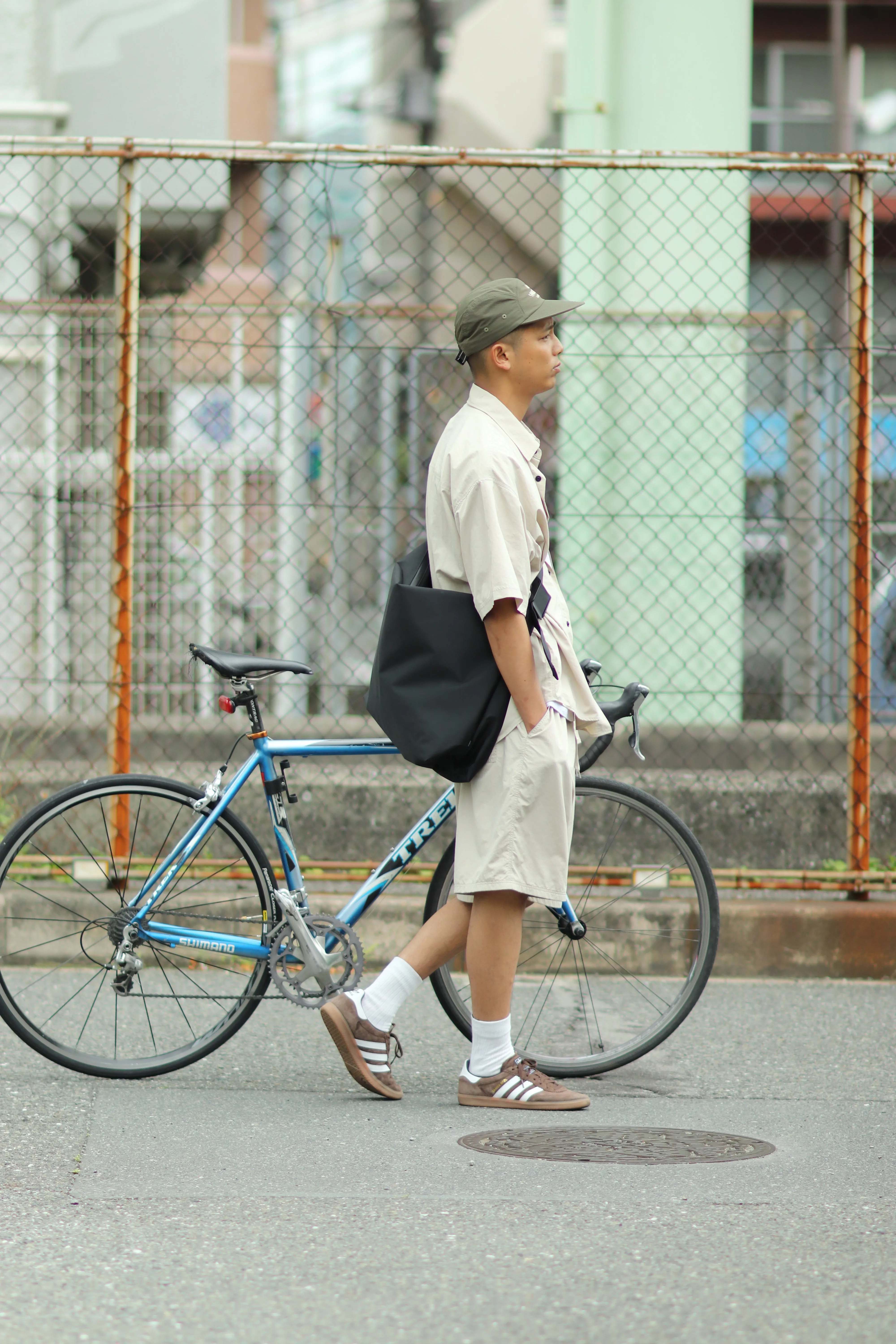 - Online limited -️Nylon Tussah Light Weight Short Pants SET UP〈RC-24326EC〉Russell Athletic