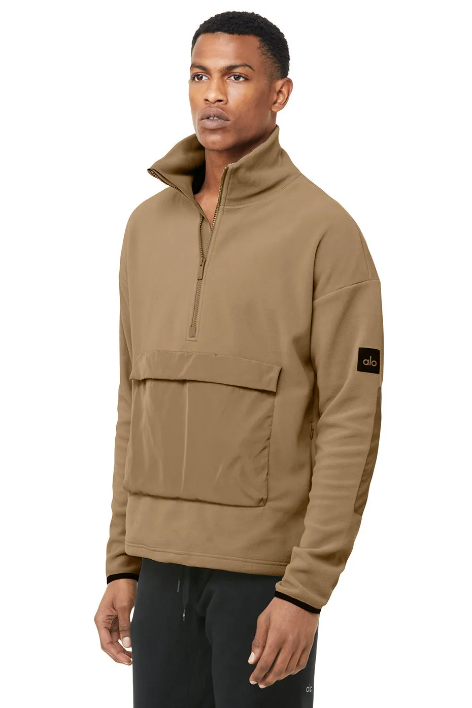 1/2 Zip Mammoth Polar Pullover - Gravel