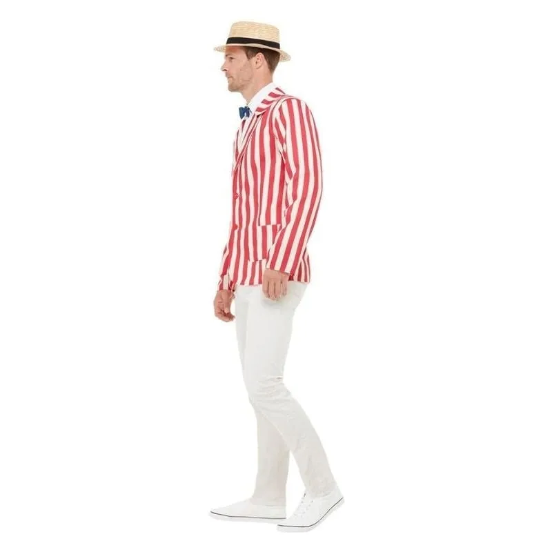 20s Barber Shop Costume Adult Red White