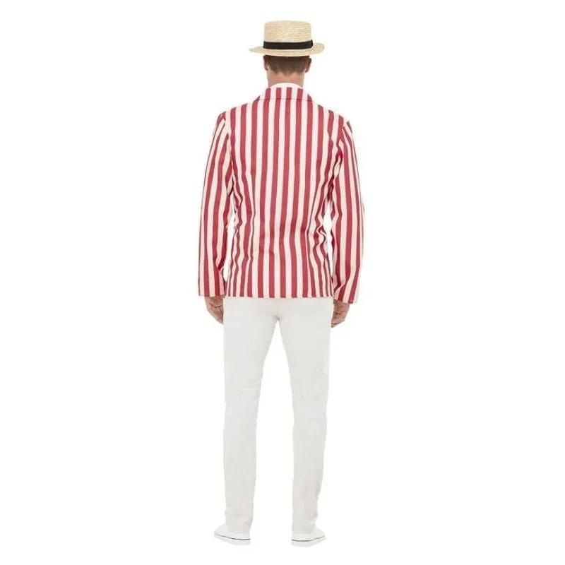 20s Barber Shop Costume Adult Red White