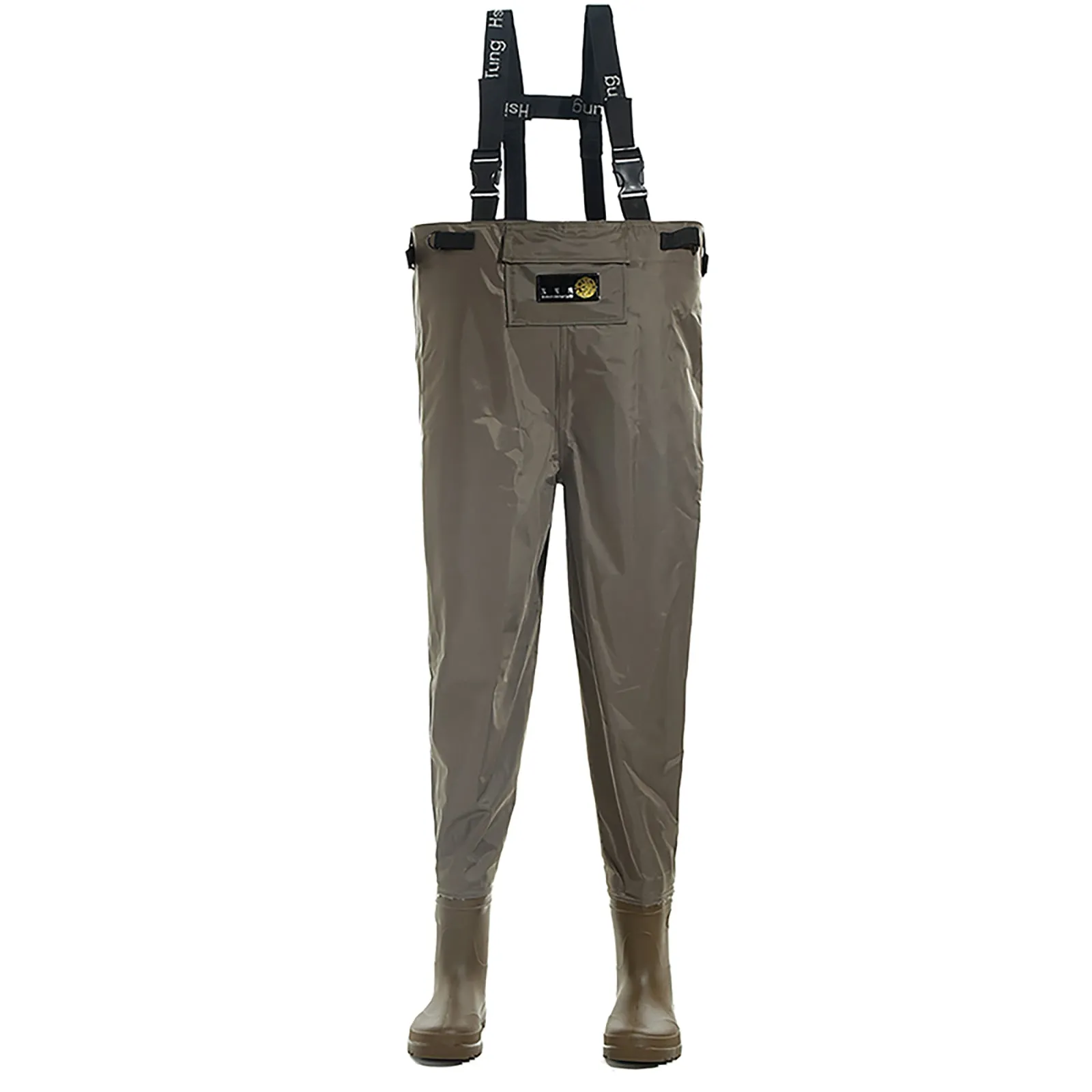 41-46# Waist High Waders 210D Nylon Stocking Foot Fishing Waders 230N