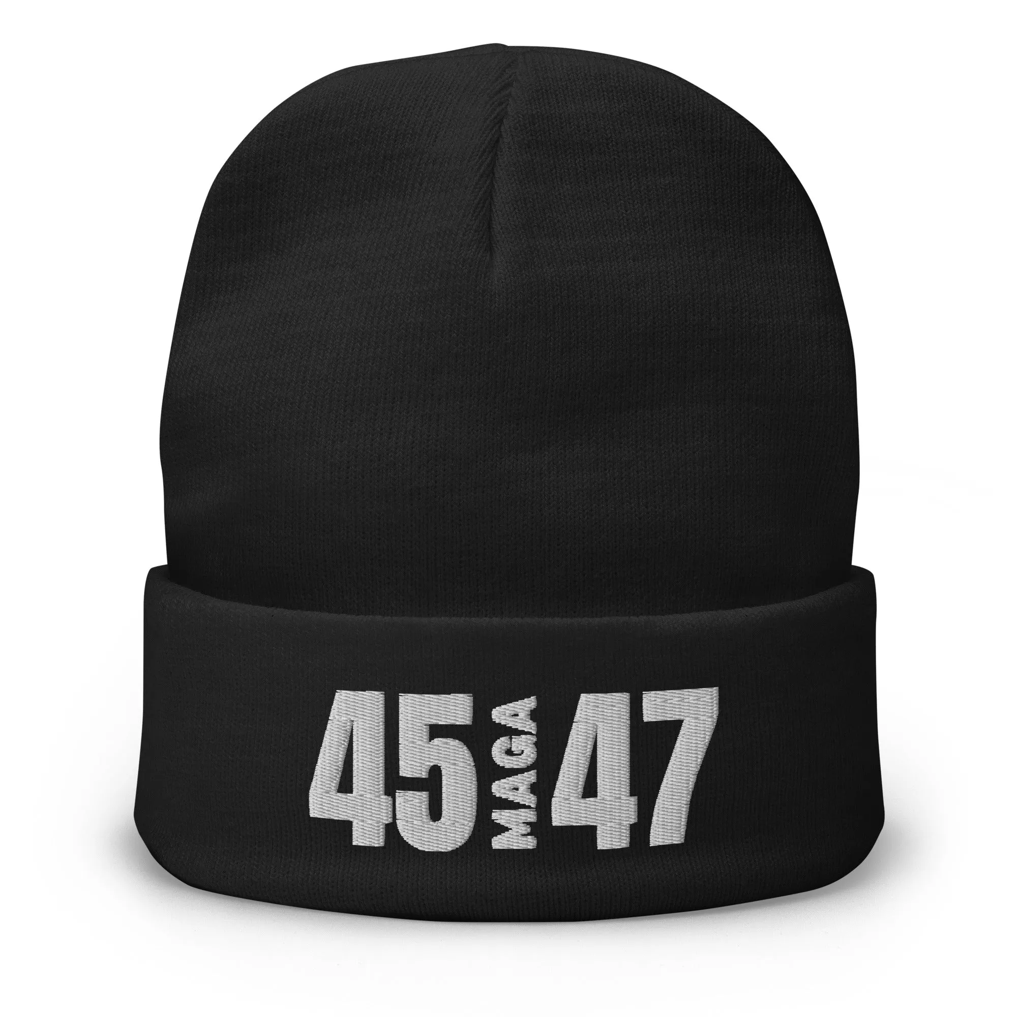 45 MAGA 47 Custom Embroidered Beanie