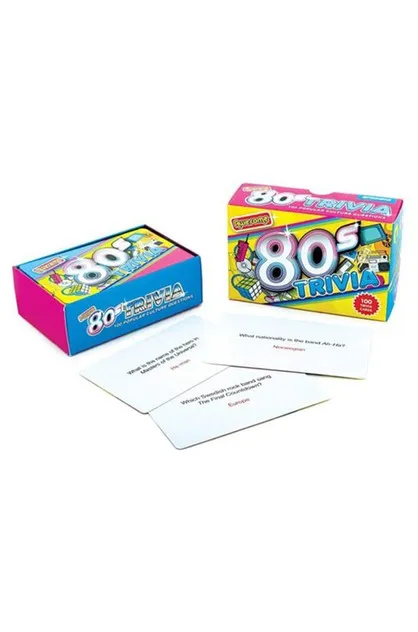 80's Trivia Card Game