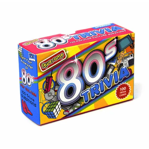 80's Trivia Card Game