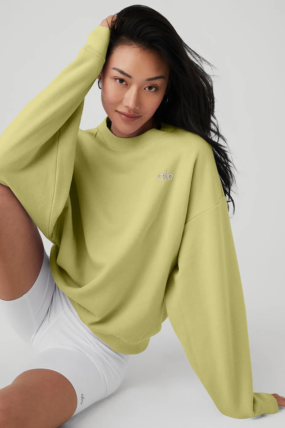 Accolade Crew Neck Pullover - Dusty Yellow