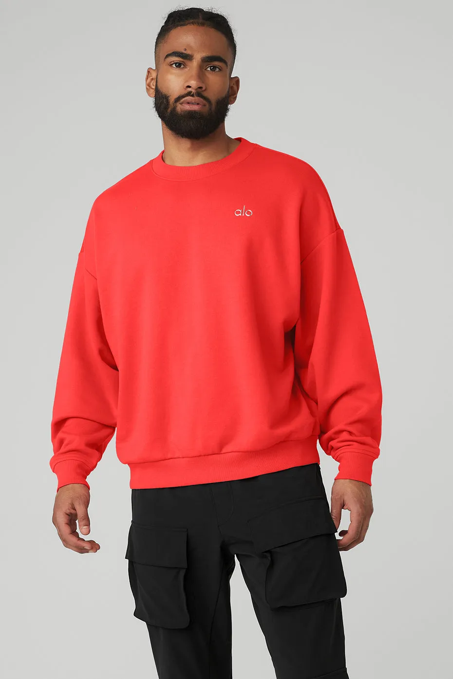 Accolade Crew Neck Pullover - Red Hot Summer