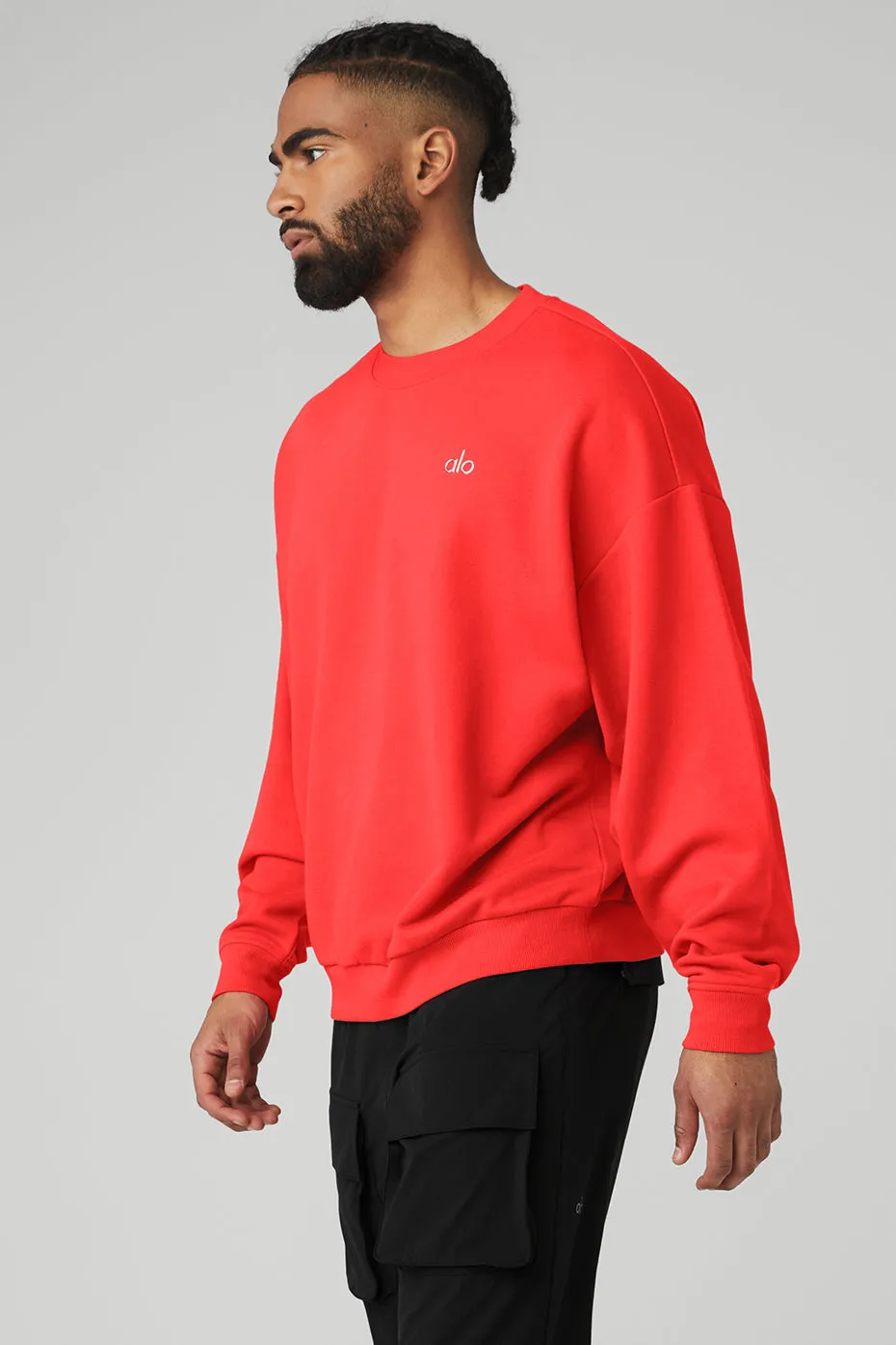 Accolade Crew Neck Pullover - Red Hot Summer