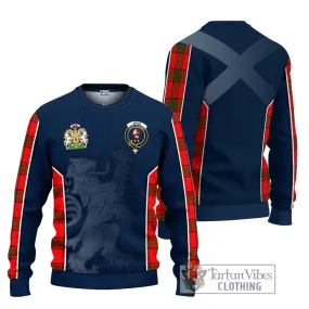 Adair Tartan Ugly Sweater with Family Crest and Lion Rampant Vibes Sport Style