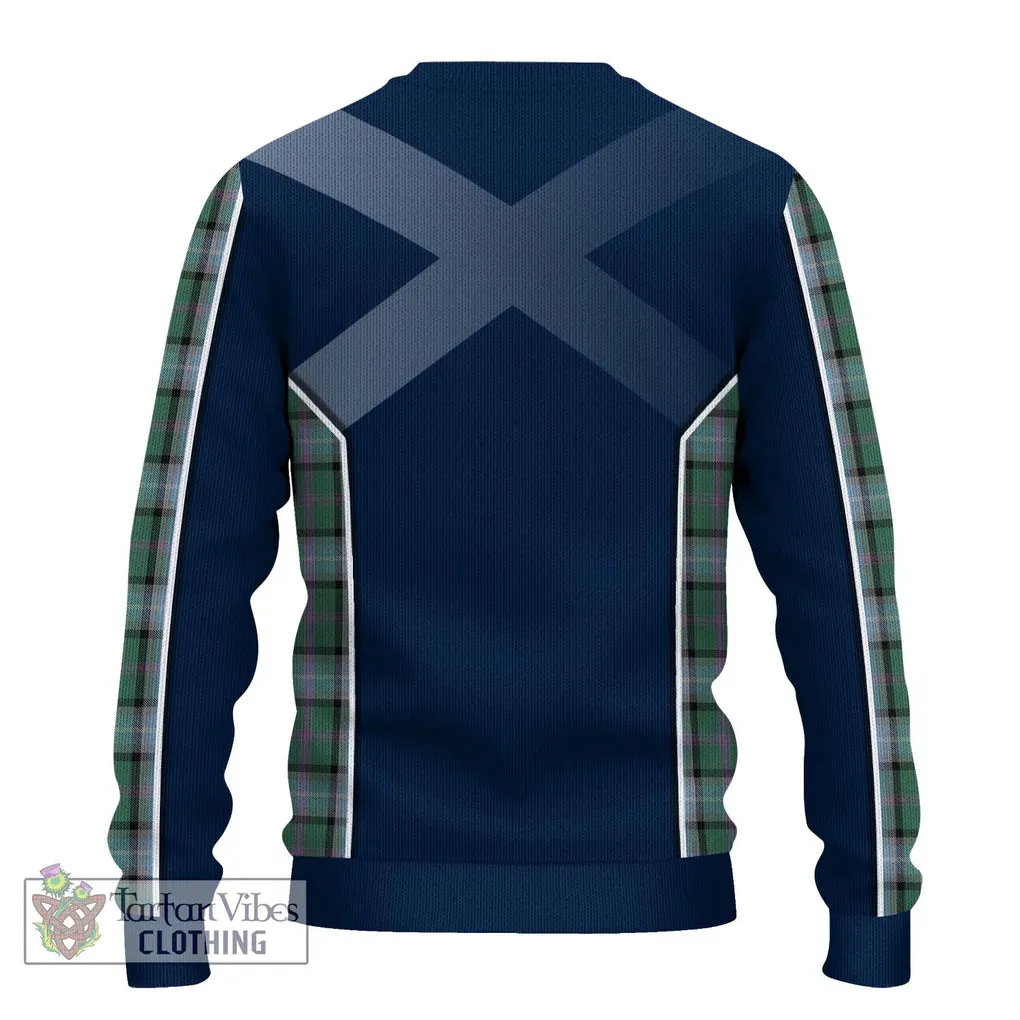 Alexander of Menstry Hunting Tartan Ugly Sweater with Family Crest and Lion Rampant Vibes Sport Style