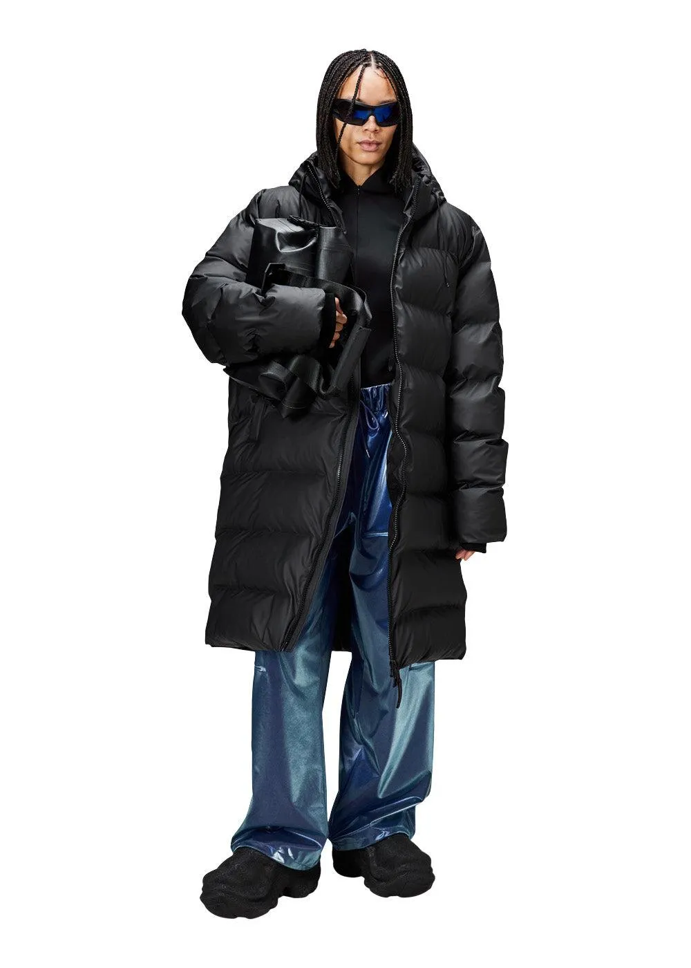 Alta Longer Puffer Jacket W3T4 - Black