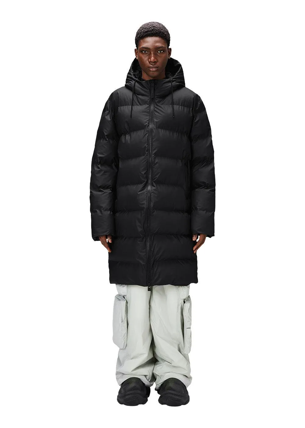 Alta Longer Puffer Jacket W3T4 - Black