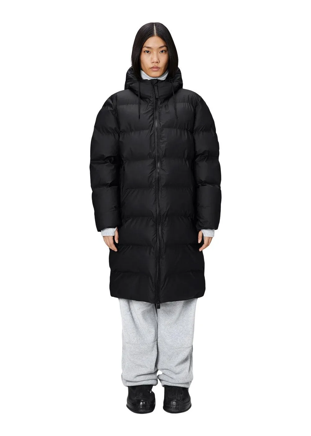 Alta Longer Puffer Jacket W3T4 - Black