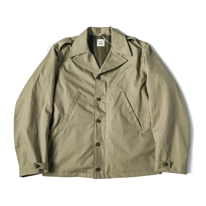 Army M-41 Field Jacket - WWII Reproduction - Wool Lined - Cropped Coat