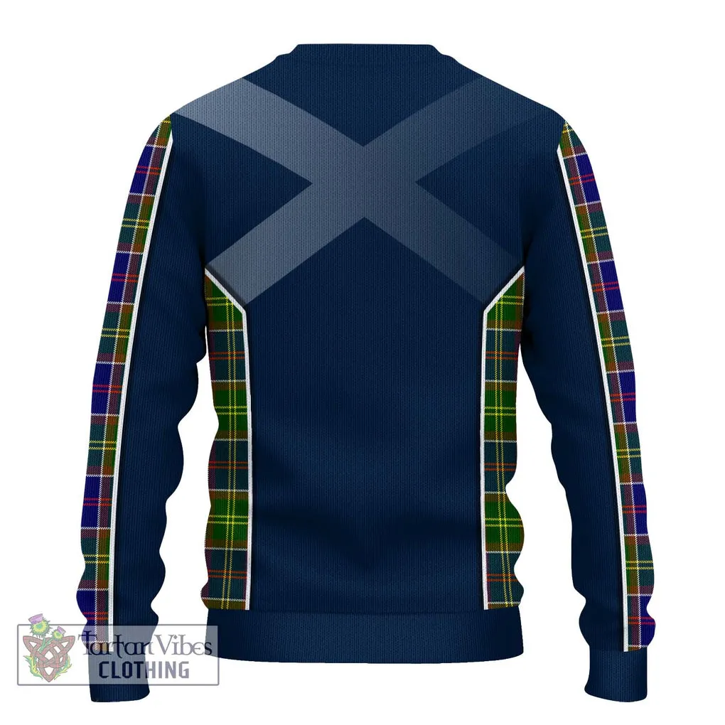 Arnott Tartan Ugly Sweater with Family Crest and Lion Rampant Vibes Sport Style