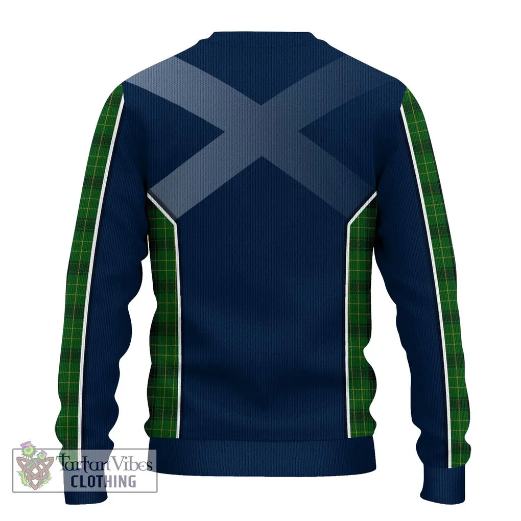 Arthur Highland Tartan Ugly Sweater with Family Crest and Lion Rampant Vibes Sport Style