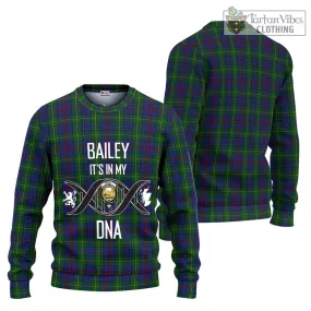 Bailey Tartan Ugly Sweater with Family Crest DNA In Me Style