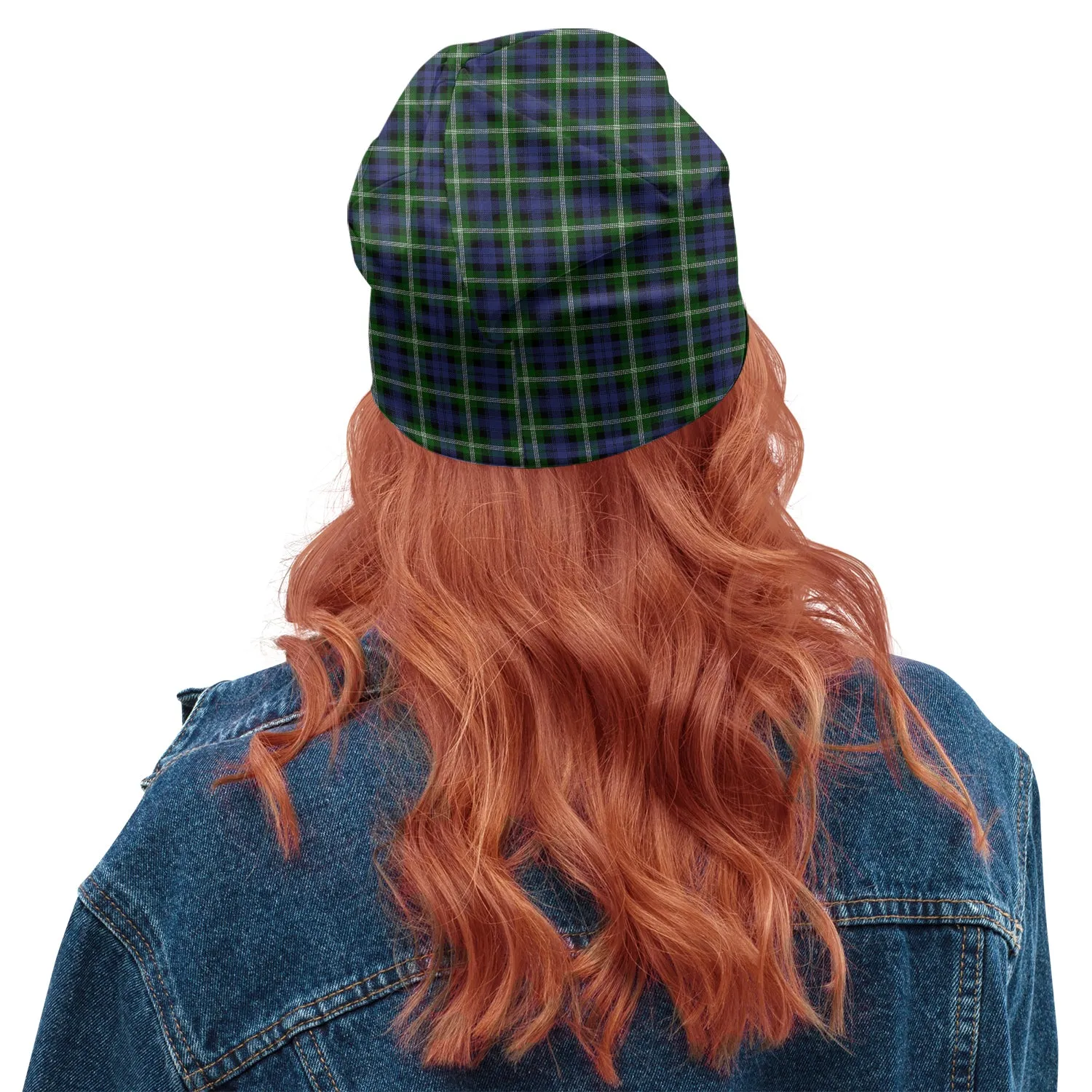 Baillie (Bailey) Tartan Beanies Hat with Family Crest