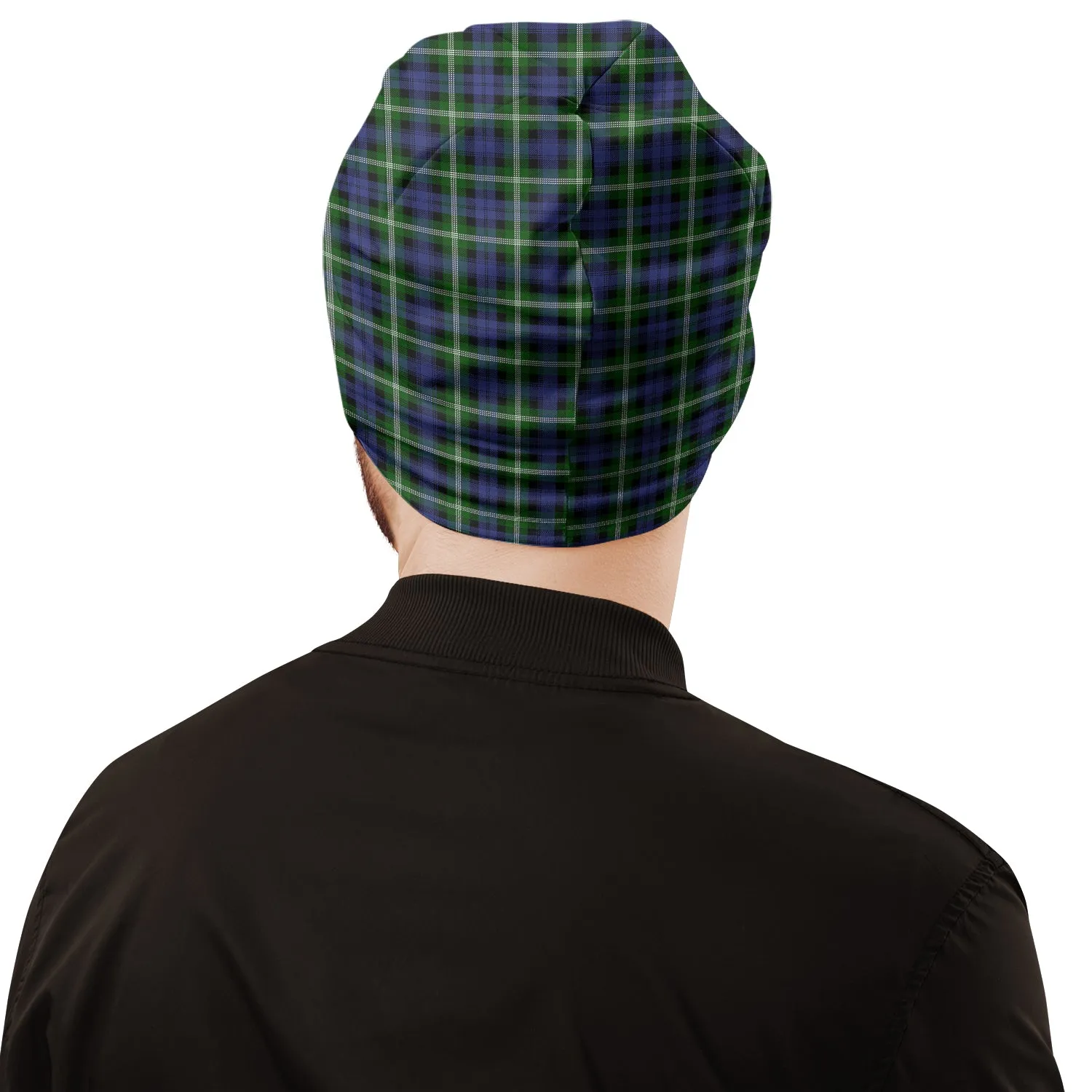 Baillie (Bailey) Tartan Beanies Hat with Family Crest