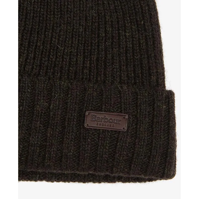 Barbour Carlton Mens Beanie - Dark Green