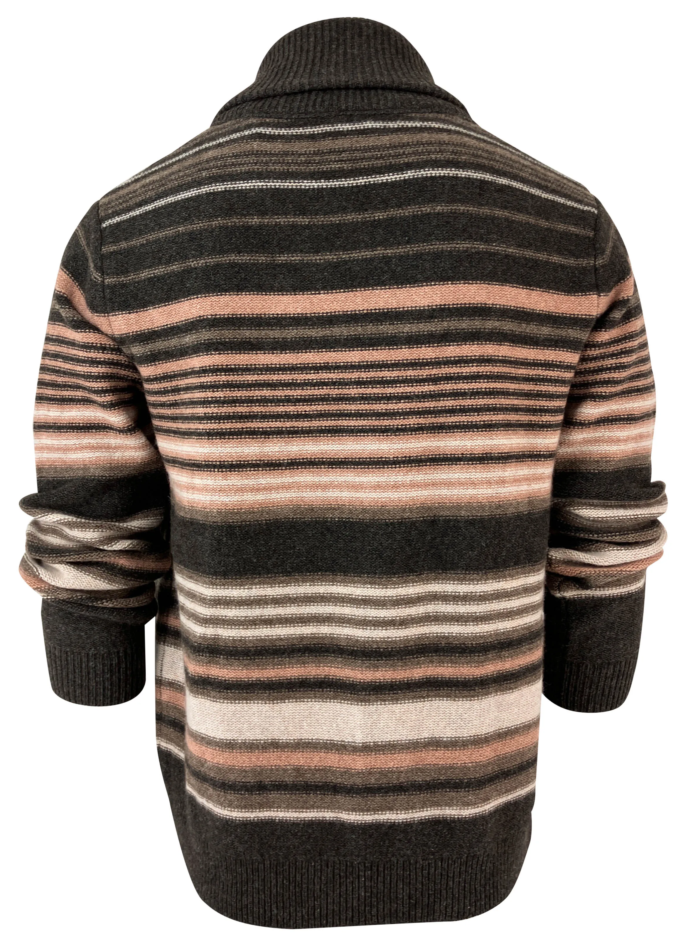 Billy Reid Eastwood Shawl Pullover in Charcoal/Mauve