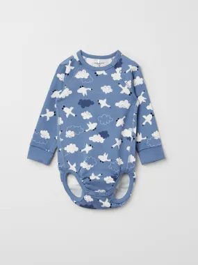 Bird Print Babygrow