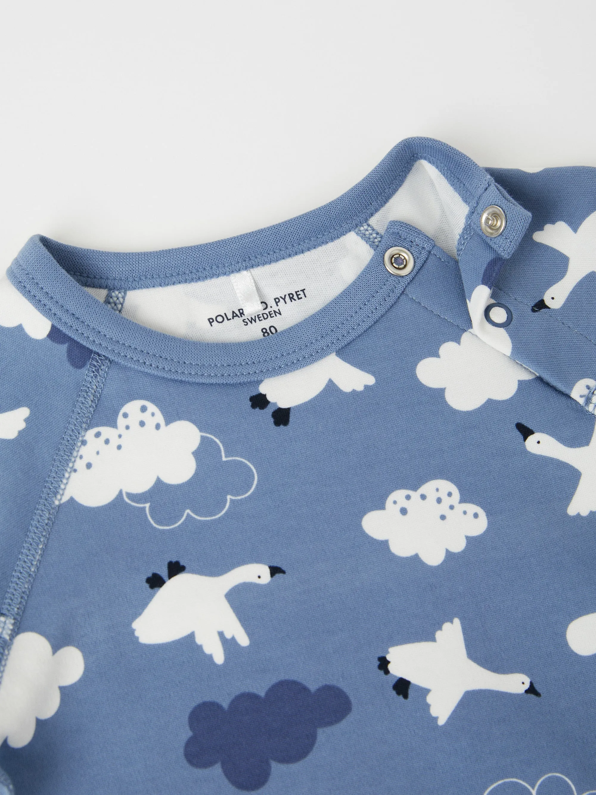 Bird Print Babygrow