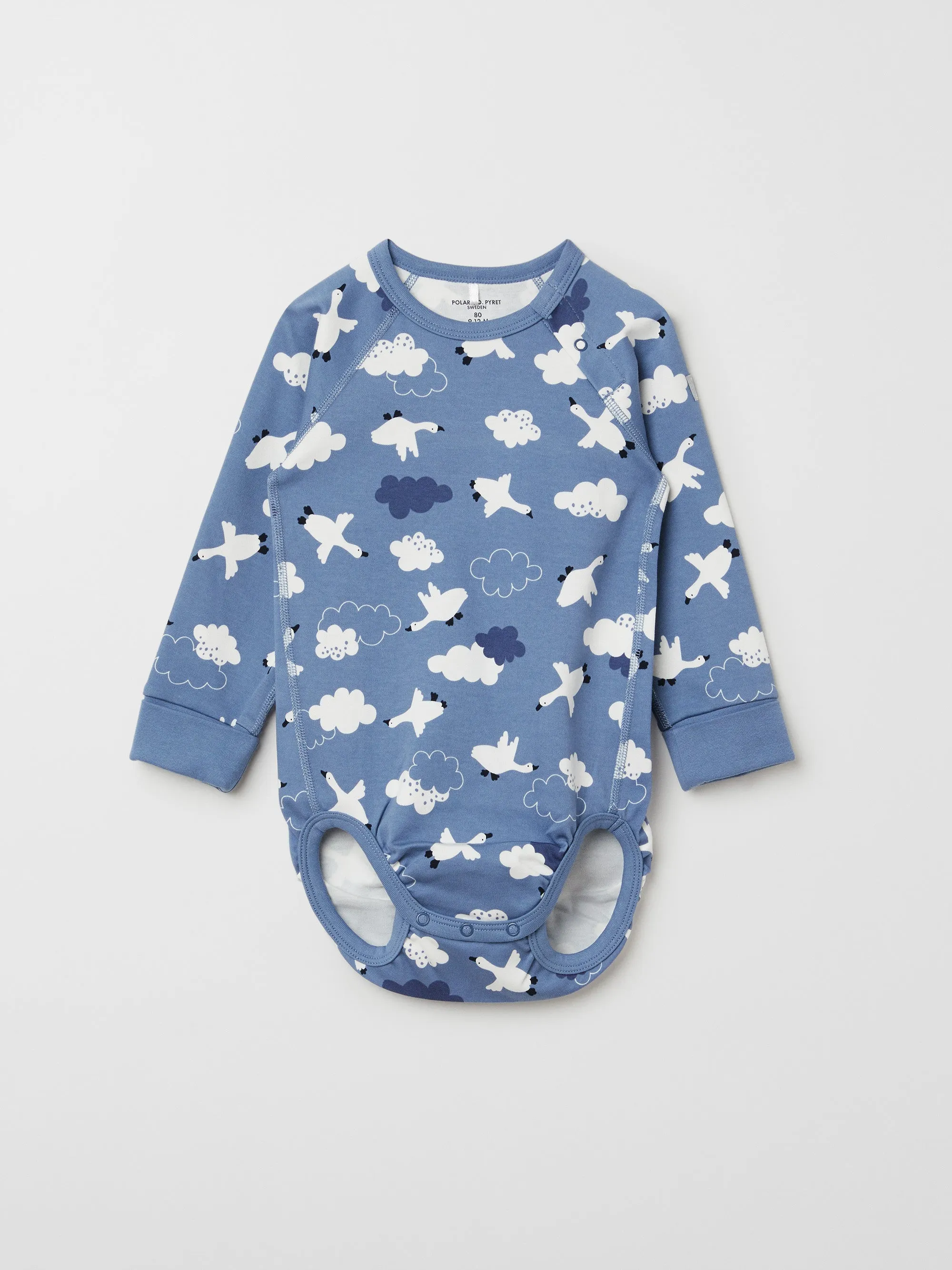 Bird Print Babygrow