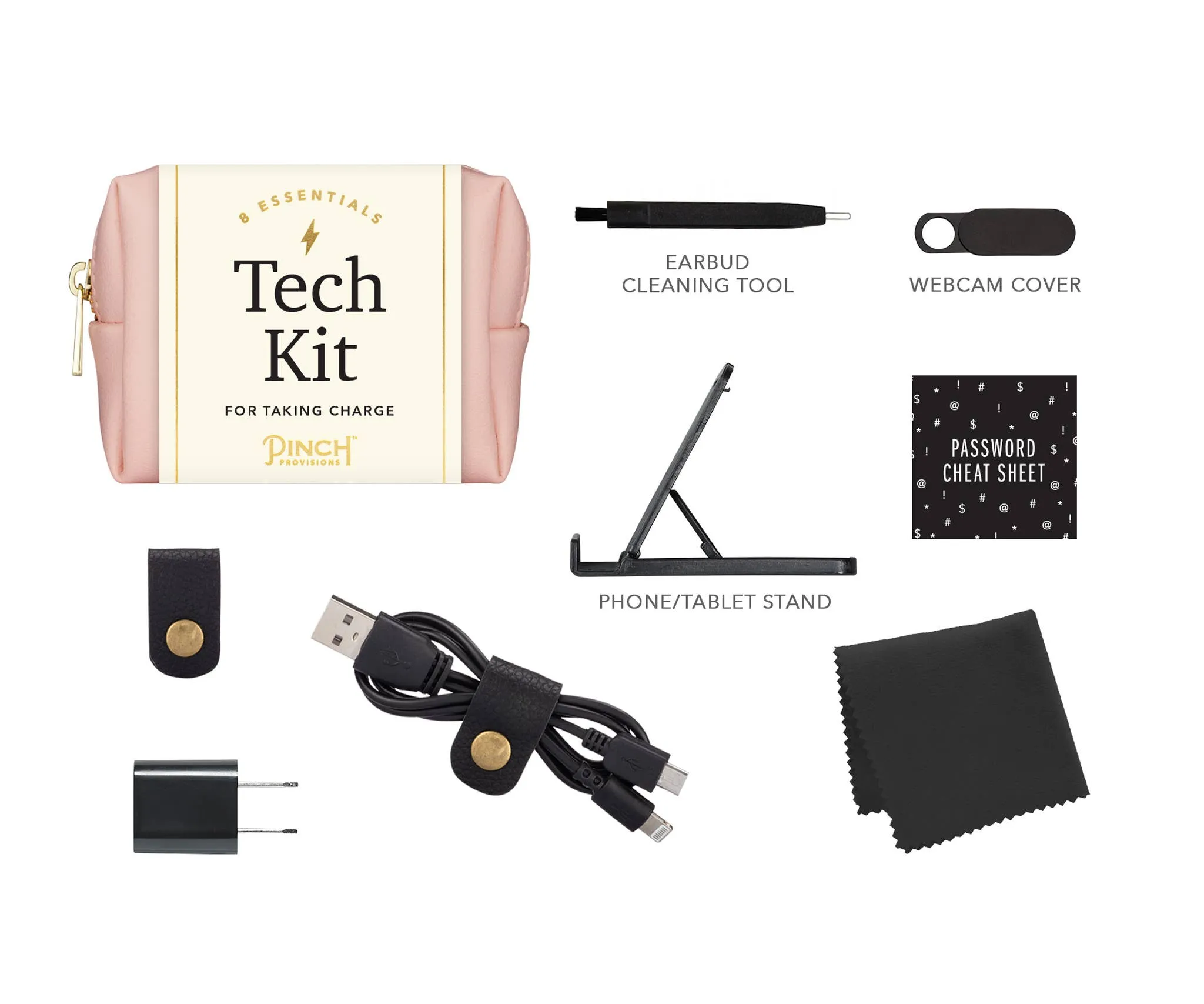 BLUSH PINK PUFFER TECH KIT