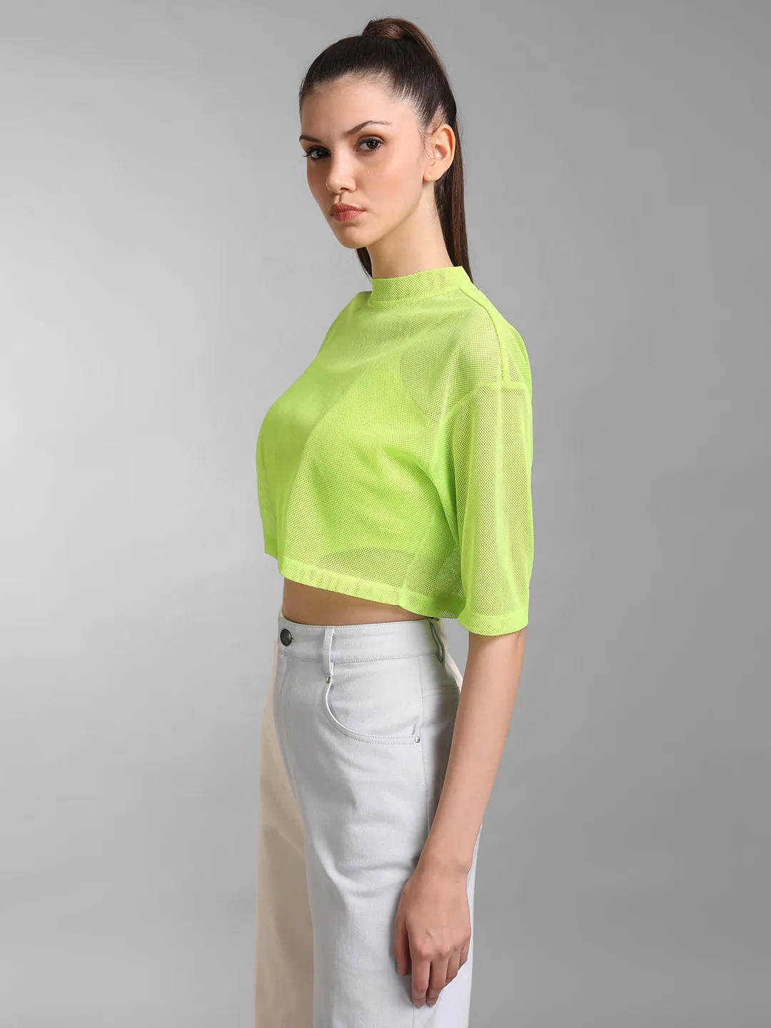 Boxy Mesh Top