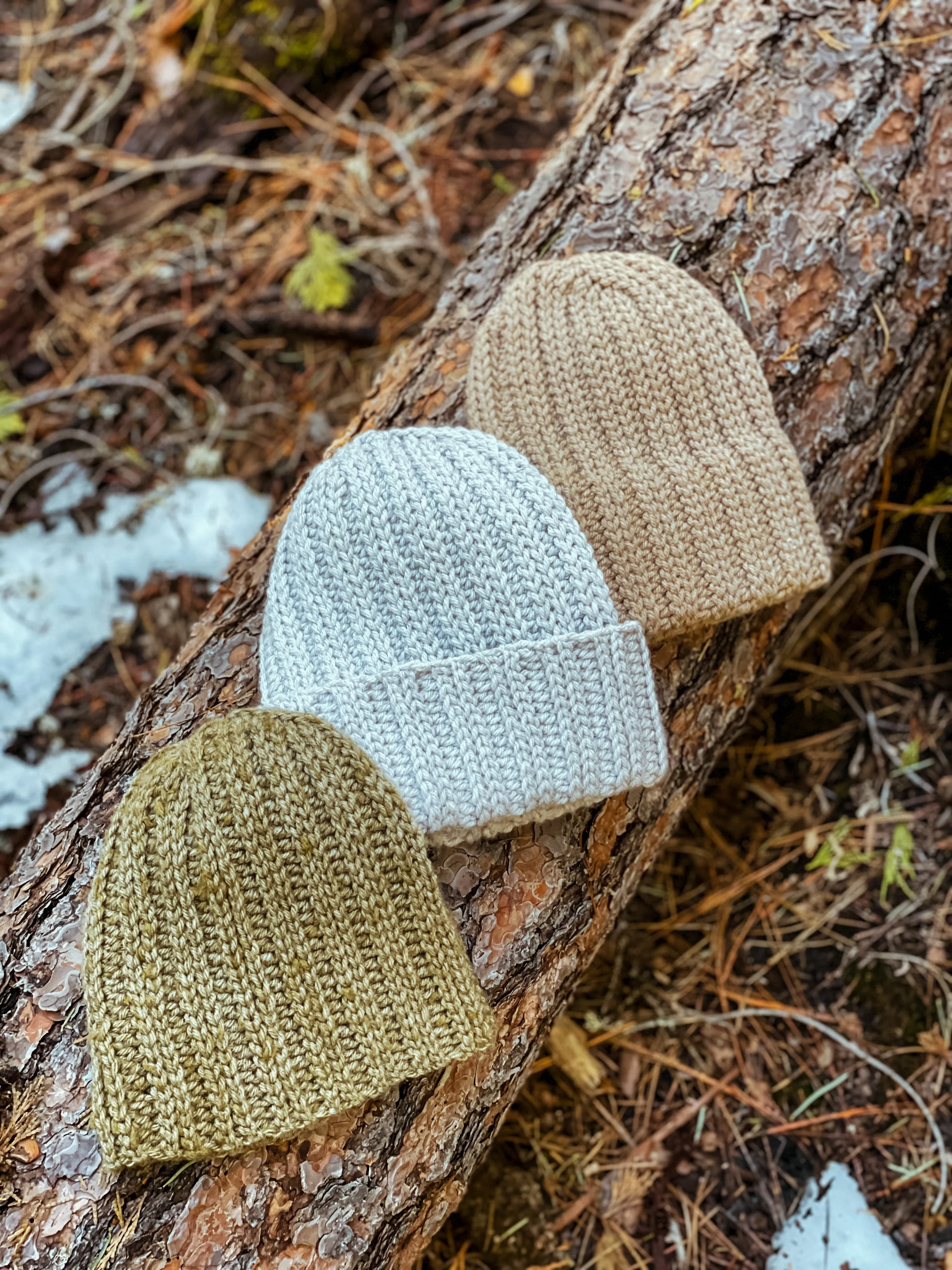 BUNDLE - 3 in 1 - Granite Peak Beanie Patterns