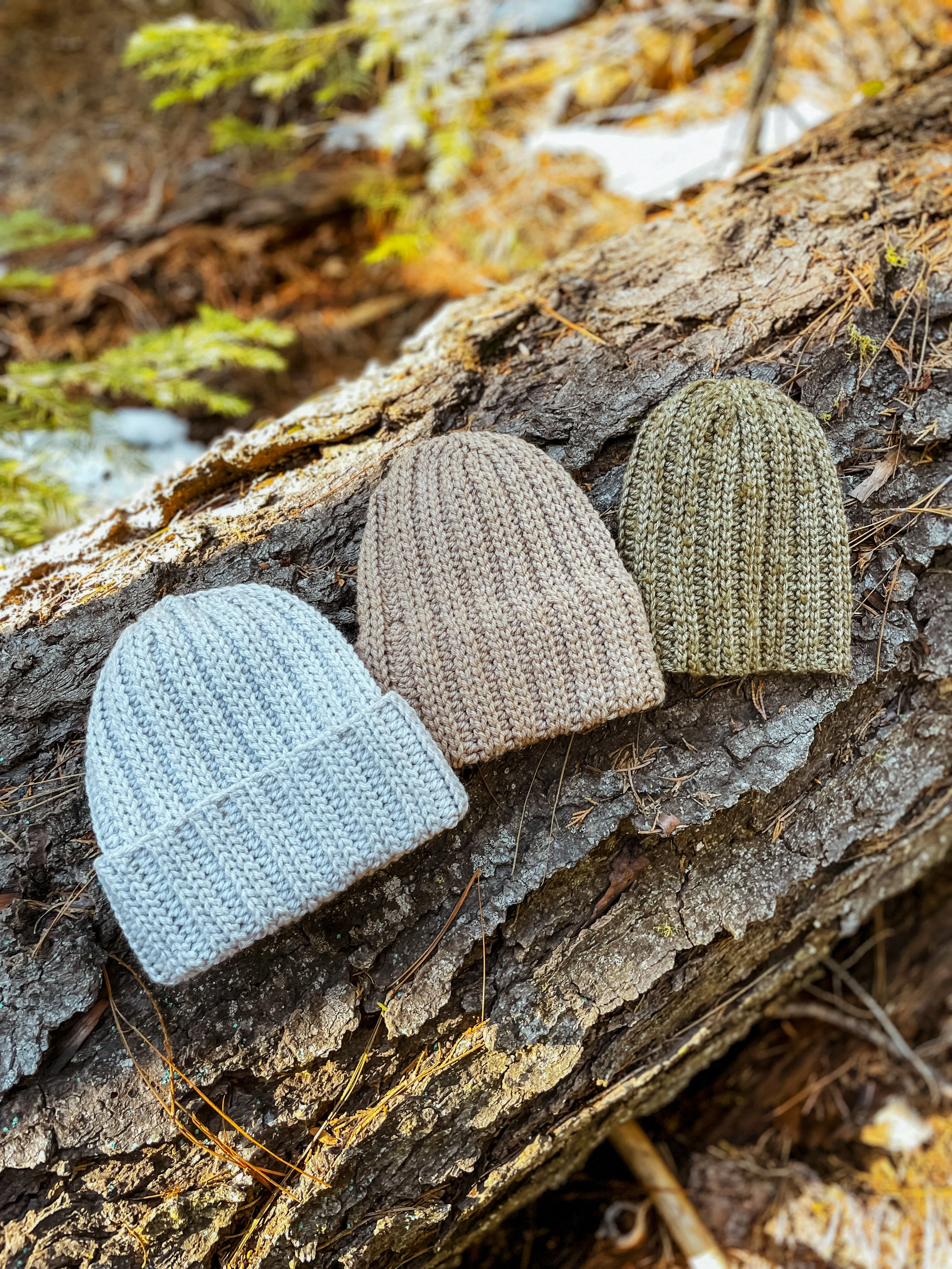 BUNDLE - 3 in 1 - Granite Peak Beanie Patterns