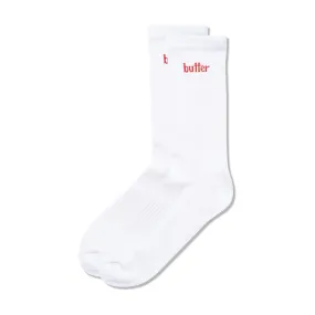 Butter Basic Socks: White