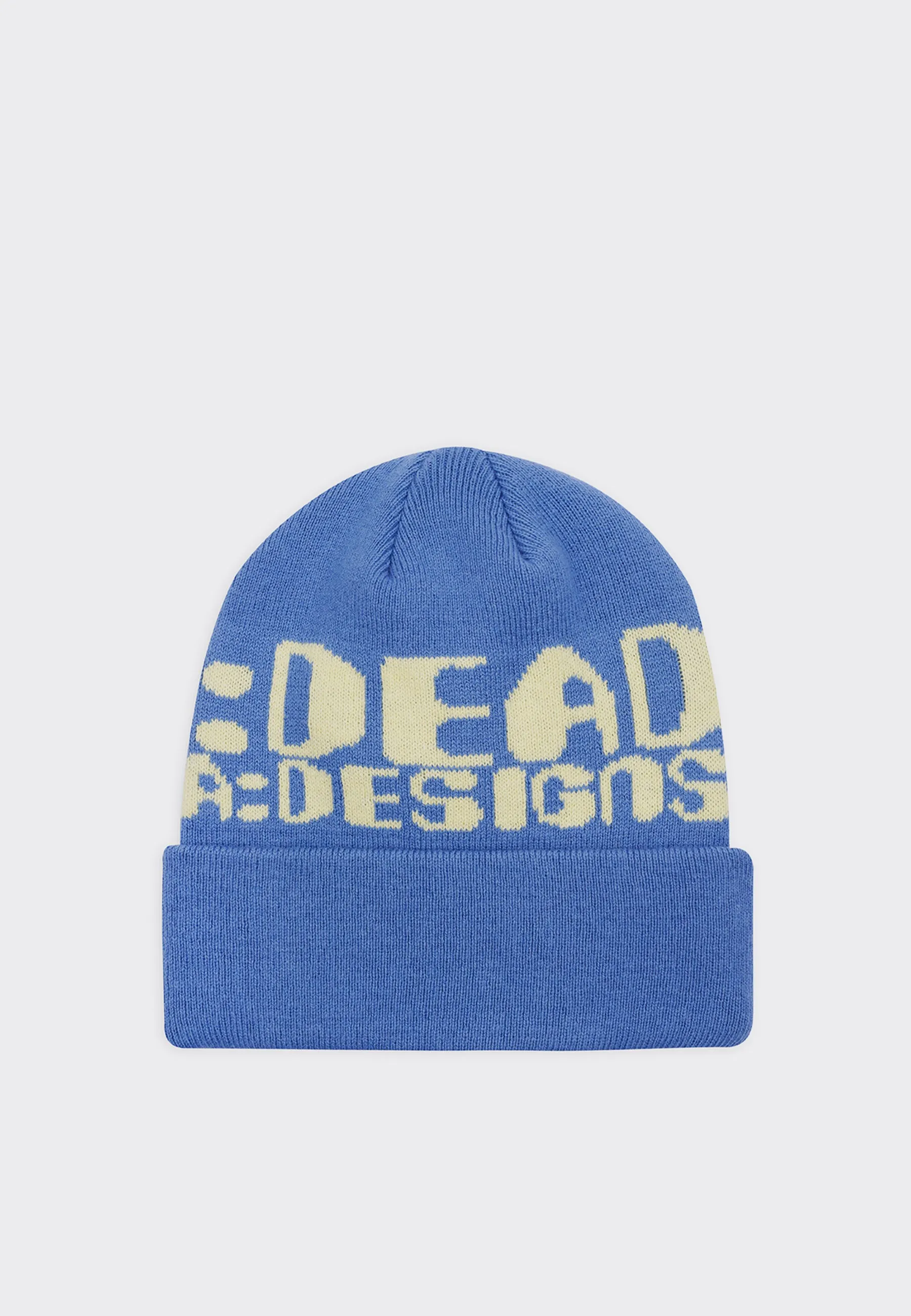 Californian Design Wool Beanie - blue