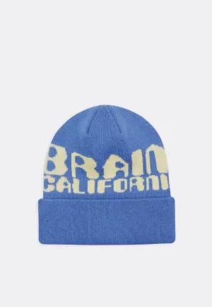 Californian Design Wool Beanie - blue