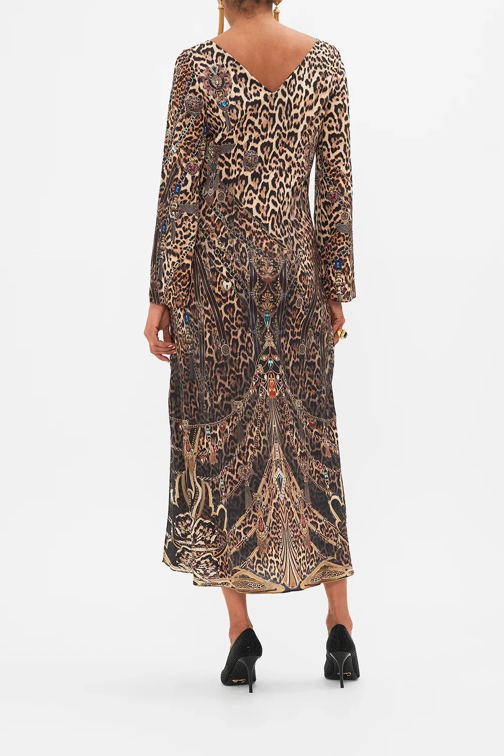 CAMILLA AMSTERGLAM LONG SLEEVE BIAS DRESS