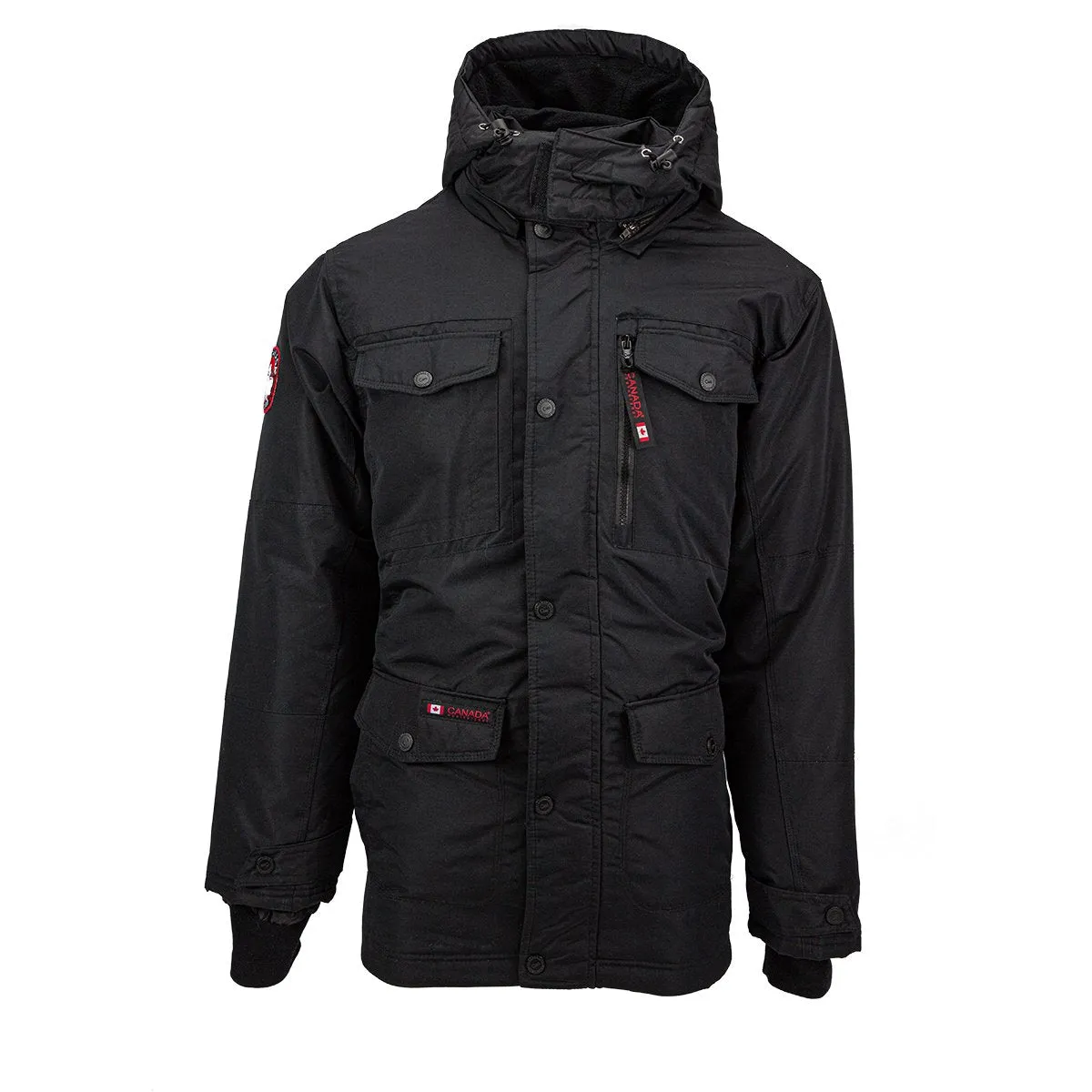 Canada Weather Gear Men's Hooded Parka Jacket