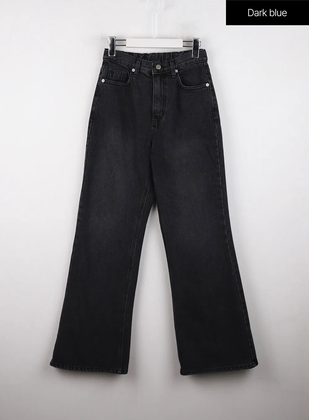 Casual Denim Solid Straight Leg Jeans OD326