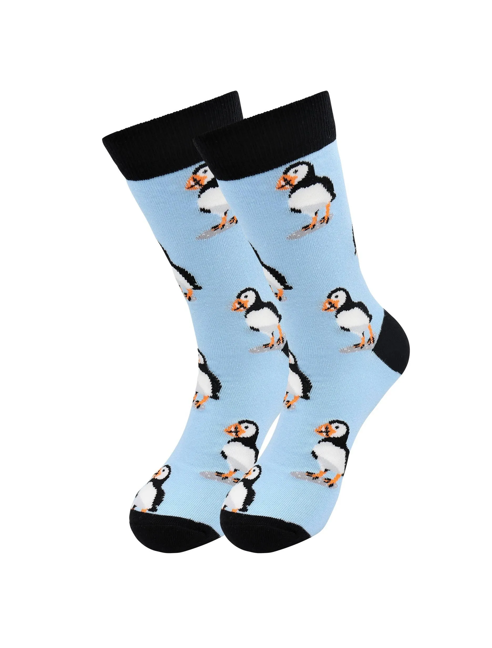 Casual Designer Animal Socks - Puffin  - for Men and Women