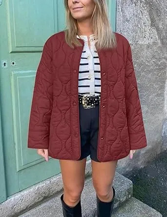 Casually Quilted Coat