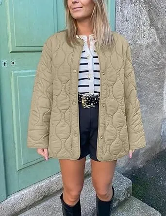 Casually Quilted Coat