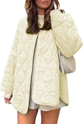 Casually Quilted Coat