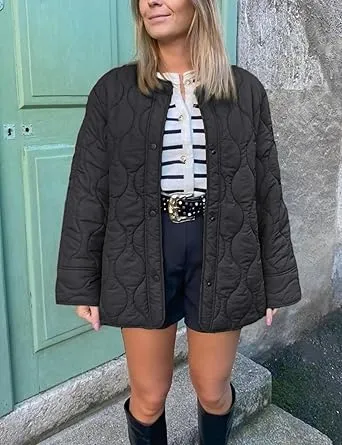 Casually Quilted Coat