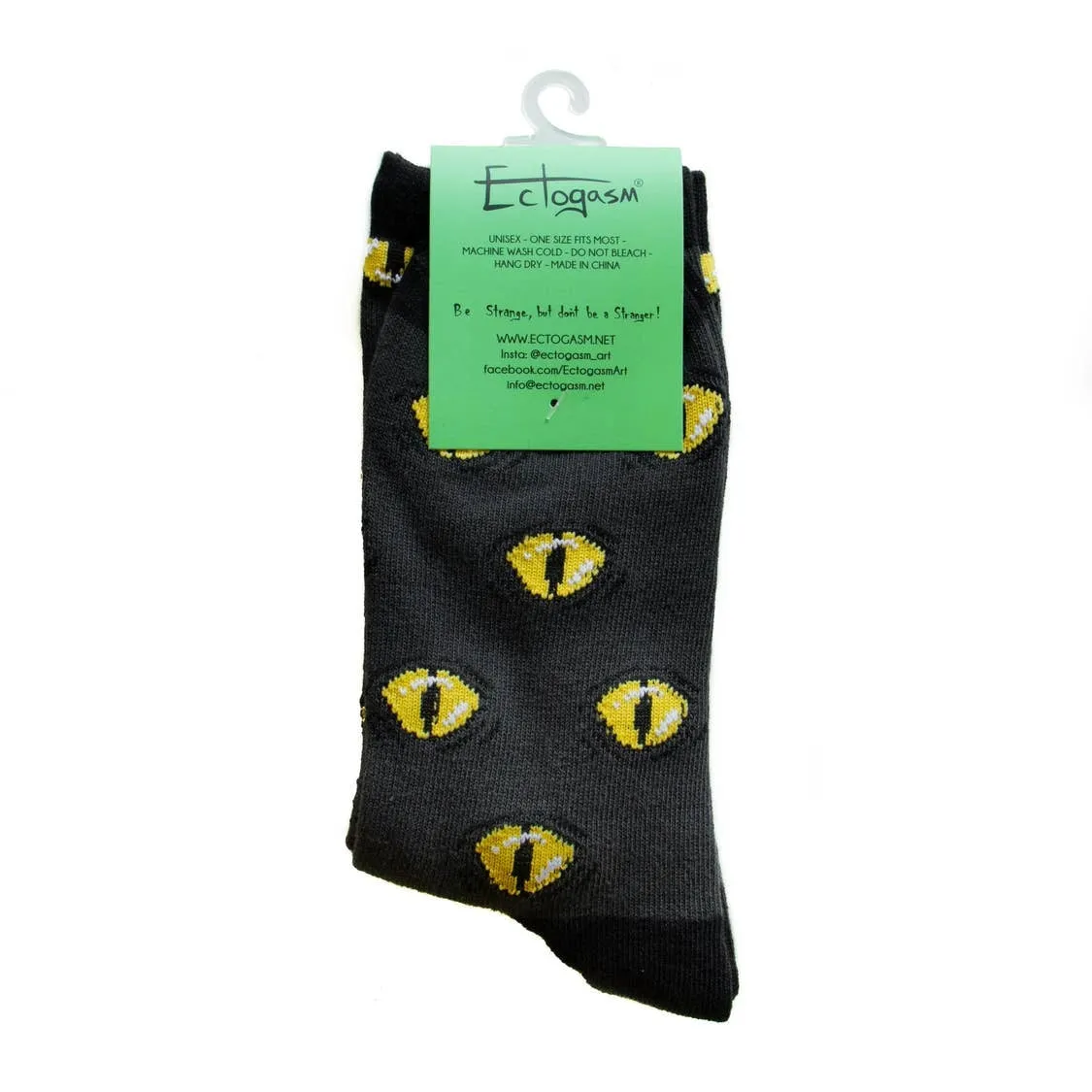 Cat Eye Unisex Crew Socks