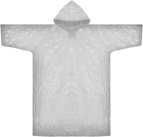 Clear Emergency Poncho with Hood and Sleeves