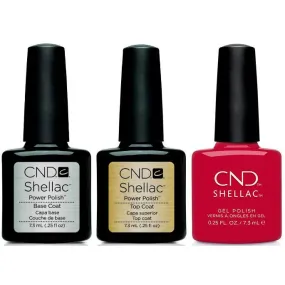 CND - Shellac Combo - Base, Top & First Love