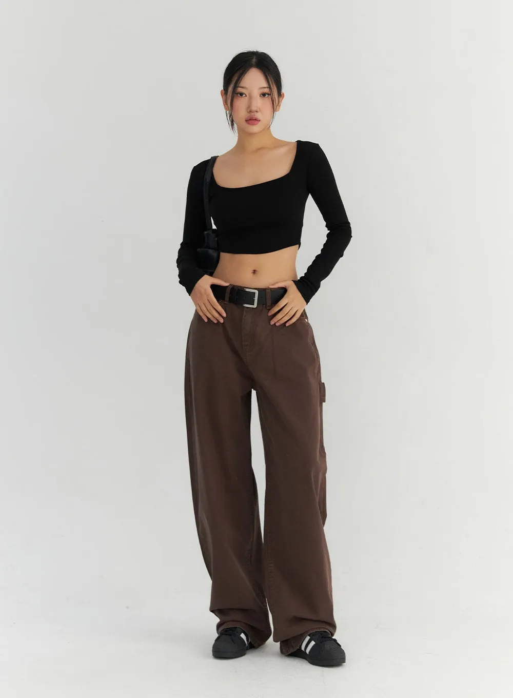 Cotton Wide Pants CO306