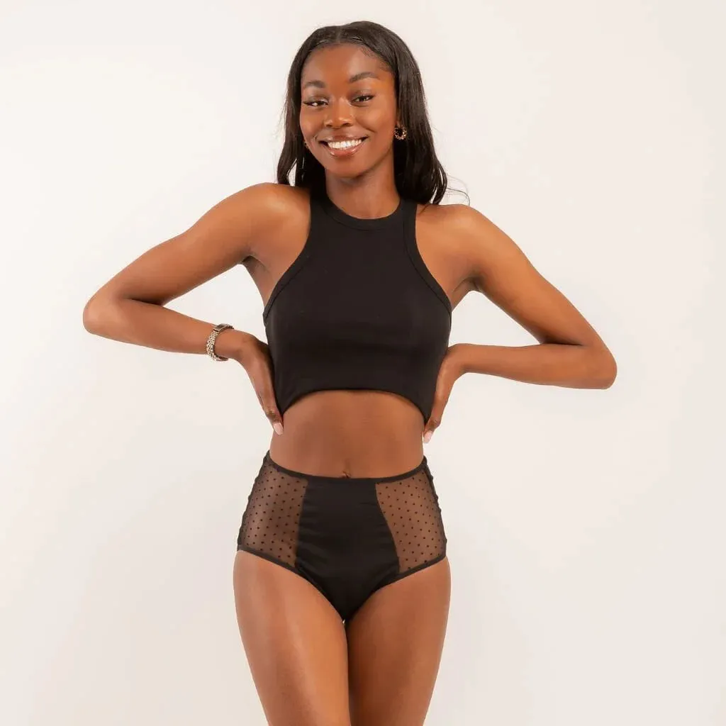 Culotte Menstruelle Taille Haute SPLENDEA Flux Abondant (Nuit)