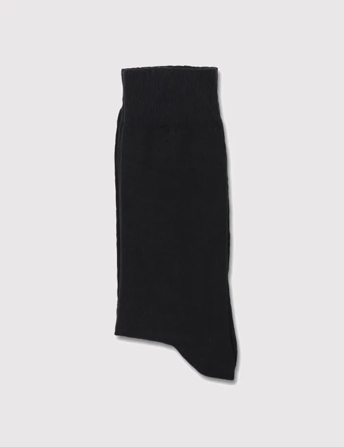 Democratique Solid Socks - Black