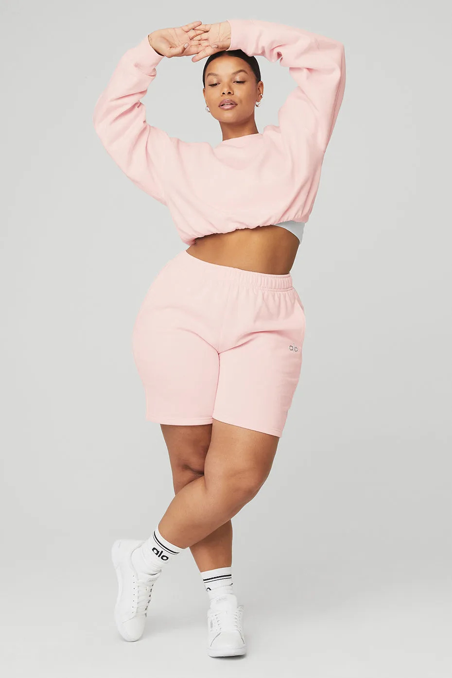 Devotion Crew Neck Pullover - Pink Sugar