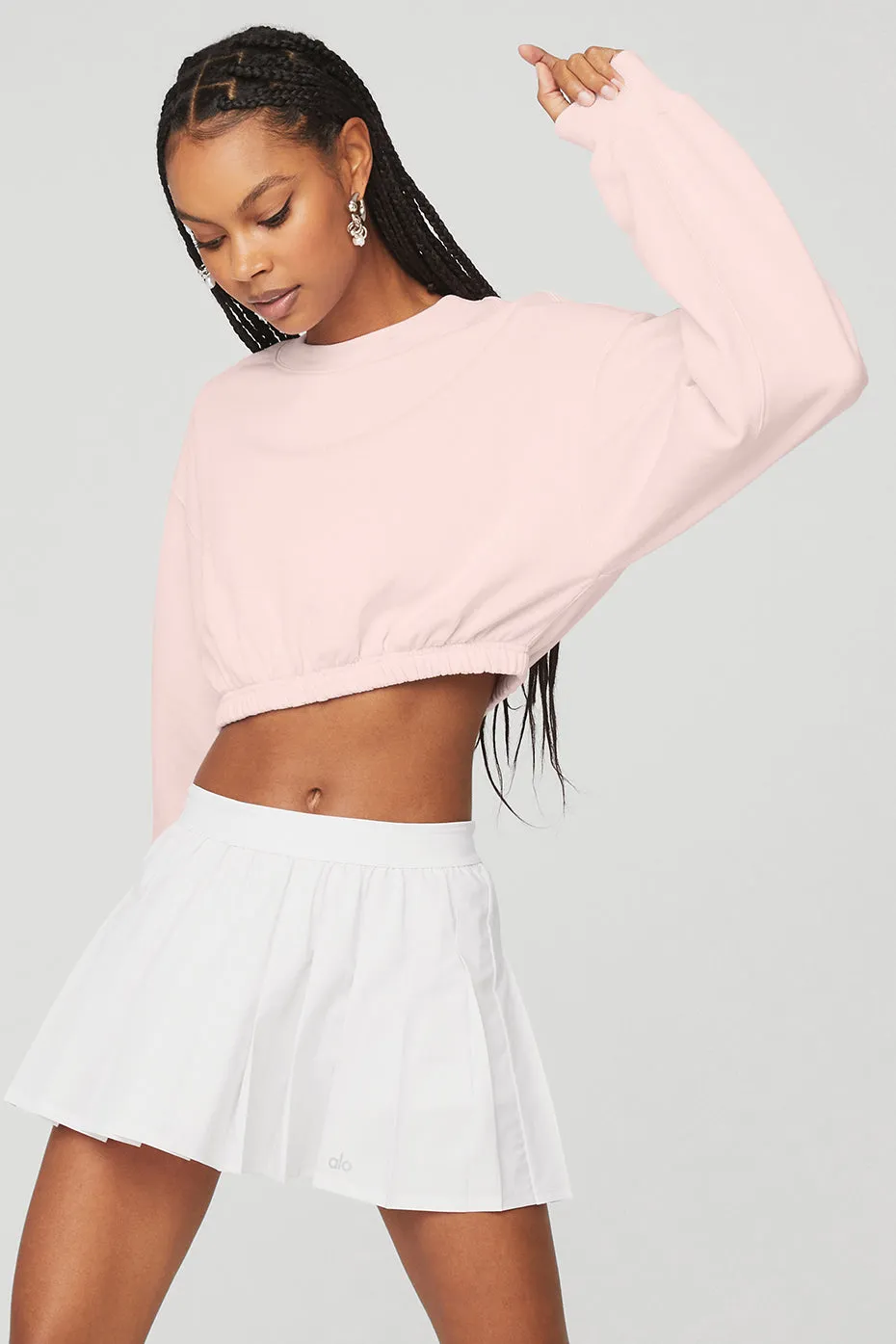 Devotion Crew Neck Pullover - Pink Sugar